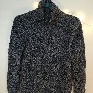 Boden Heather Wool Mock Sweater